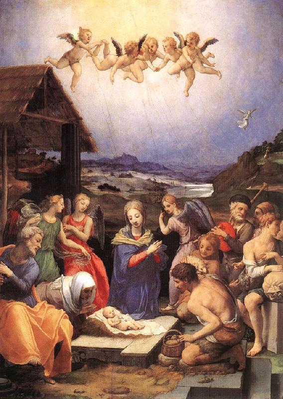 BRONZINO, Agnolo Adoration of the Shepherds sdf China oil painting art